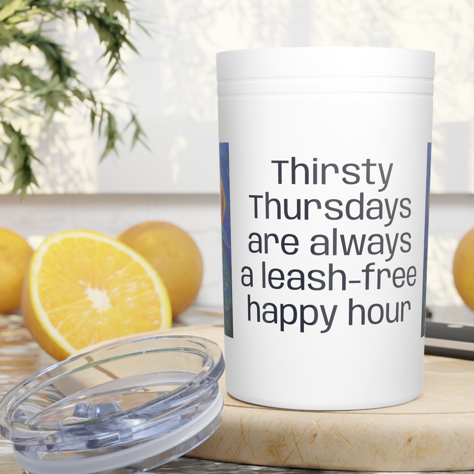 Thirsty Thursdays Insulated Tumbler, Fun Drinkware, Coffee Mug, Party Accessory, Gifts for Friends, Summer Vibe - Image 4