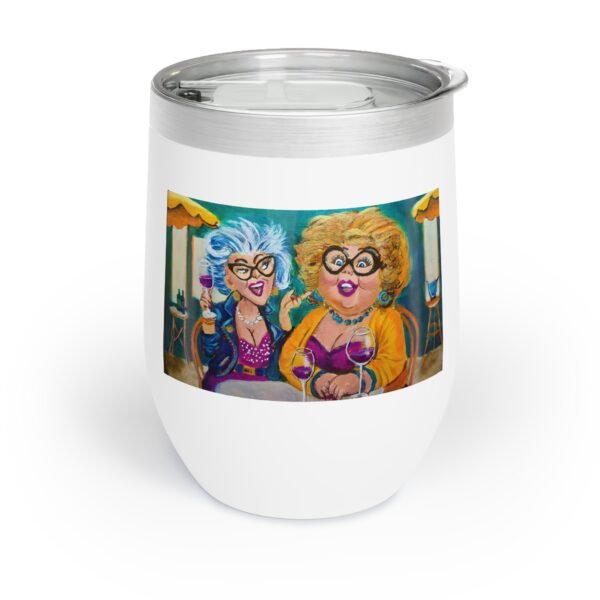 On Thirsty Thursdays, I make pour decisions Wine Tumbler | Perfect for Parties & Outdoor Events - Image 2