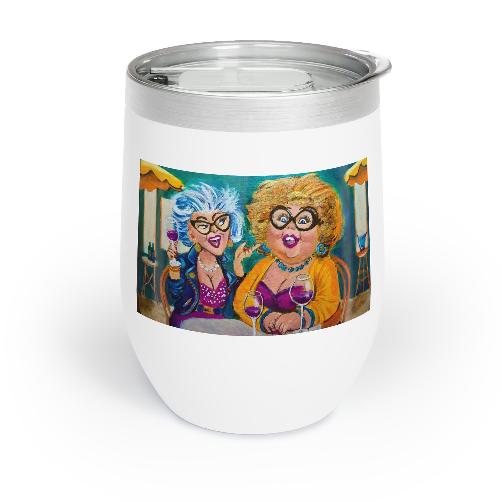 On Thirsty Thursdays, I make pour decisions Wine Tumbler | Perfect for Parties & Outdoor Events - Image 2