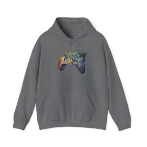 Gaming Controller Hoodie — Colorful Gamer Console Sweatshirt