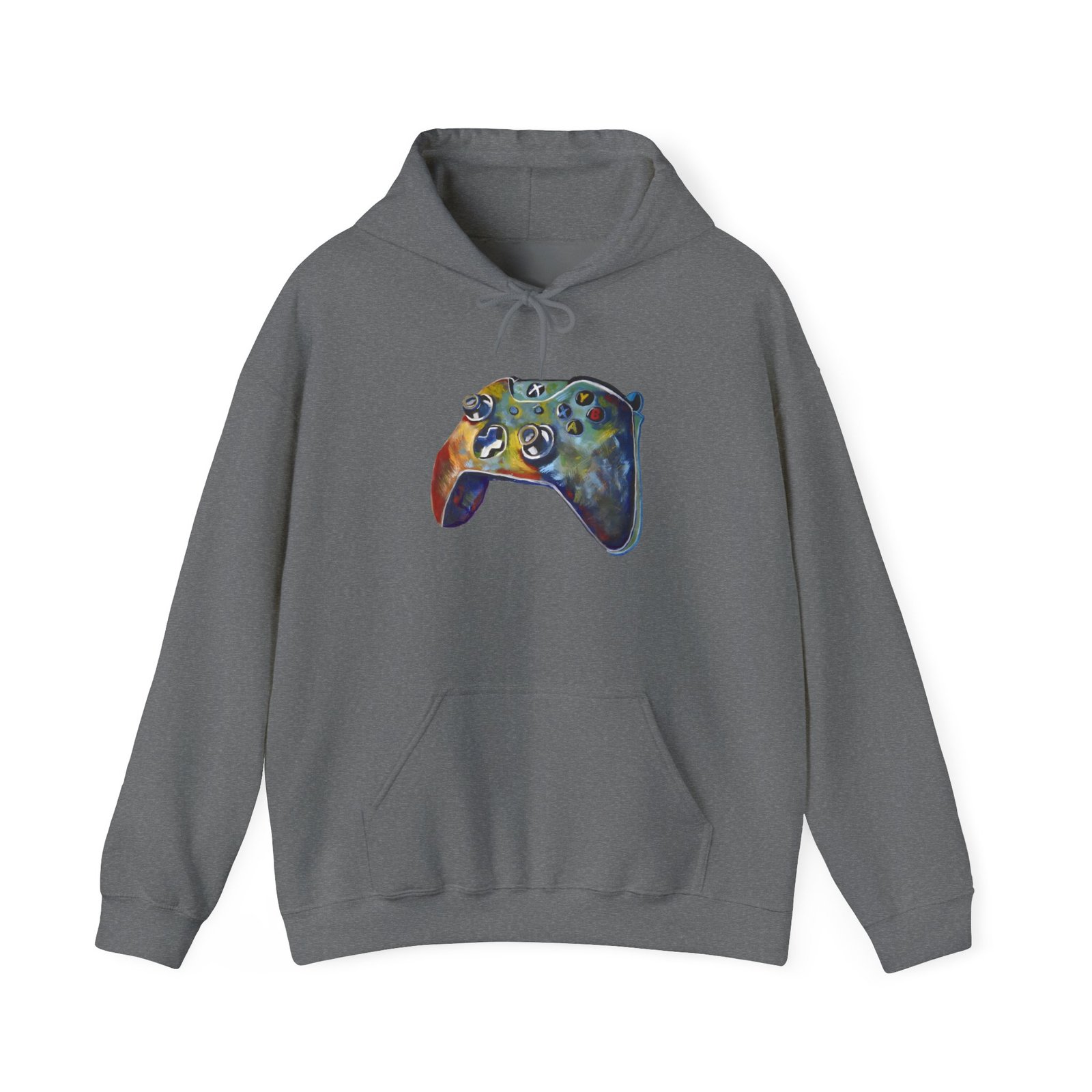 Gaming Controller Hoodie — Colorful Gamer Console Sweatshirt