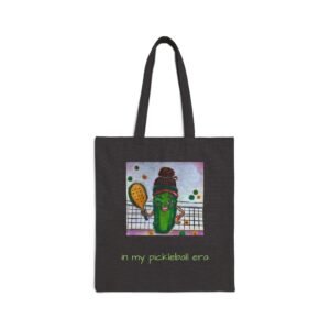 “Sorry. Can’t. Pickleball. Bye.” Cotton Canvas Tote — I’m in My Pickleball Era