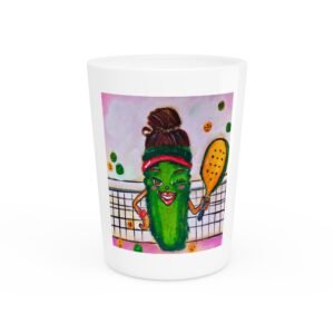 Pickleball Queen Shot Glass