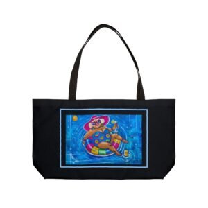 Gurt at the Pool Tote Bag - Black