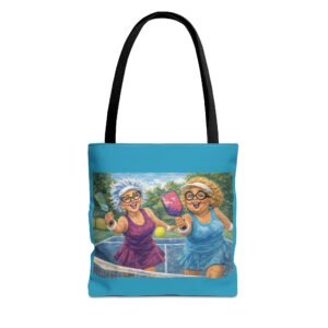 Pickleball Besties Canvas Tote — Court Gear Bag (Small/Medium/Large) — 'Pickleball Besties'