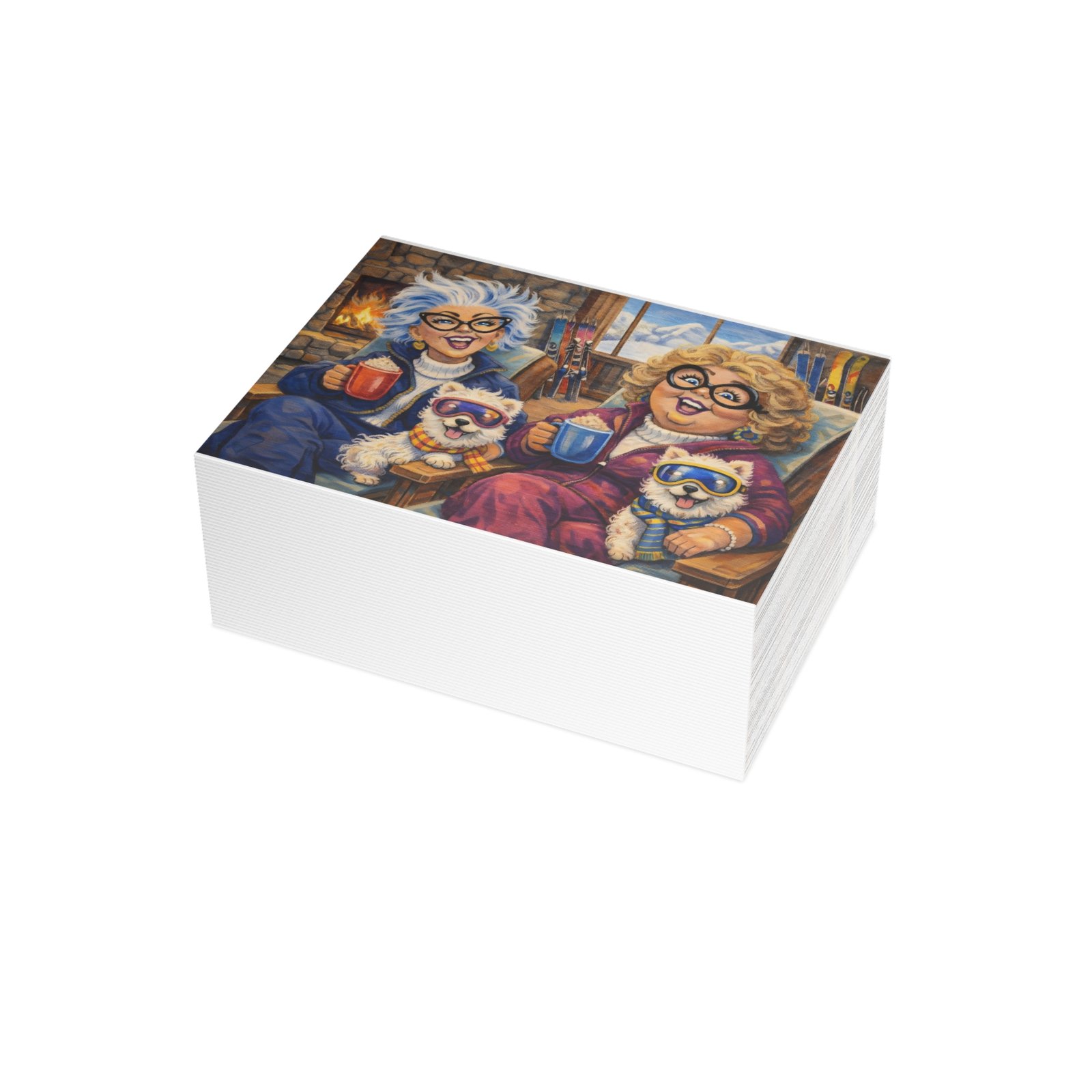 Frosty Paws and Ski Pals Postcard Bundle (Envelopes Included) - Image 48