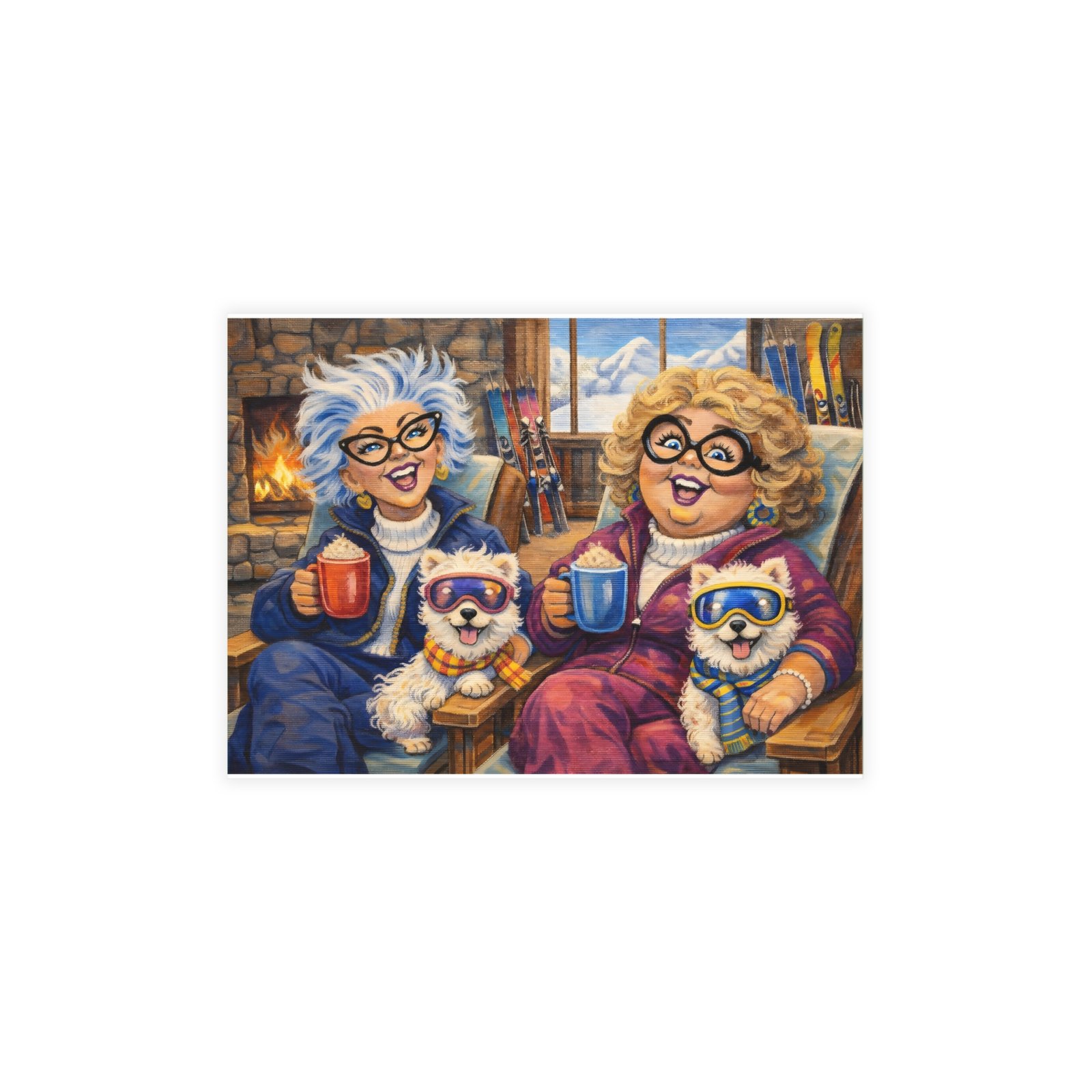 Frosty Paws and Ski Pals Postcard Bundle (Envelopes Included) - Image 9