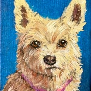 Monthly Drawing: WIN a Custom Hand-Painted Pet Portrait! - 3 tickets for $12