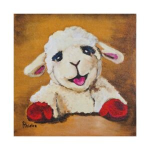 Lamby the Lamb | Art Print  | Dog Lover Wall Art